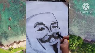 Joker Face drawing BY JEETU RAM SEERVI [upl. by Arze]