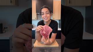 Cooking an American steak for my American fiance AlixTraeger [upl. by Siroved]