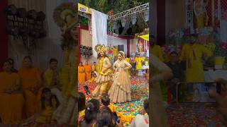 Muraliya Dedo Radha  Ishu Tilakdhari ishutilakdhari radhakrishna dance shorts trending song [upl. by Enenaj]