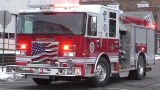 Nanticoke Fire Department New Engine 3 Responding 11920 [upl. by Perpetua812]