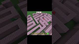 maze in minecraftshort minecraft gaming mojang minecraftpe mcpe shorts [upl. by Imelda]