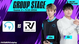 TT vs RV • Game 2 Bo3  Group Stage  WSL Winter 2024 [upl. by Isobel]