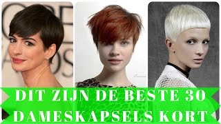 Dit zijn de beste 30 dameskapsels kort [upl. by Ahsir]