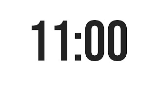 11 MINUTE TIMER  COUNTDOWN TIMER MINIMAL [upl. by Winston]