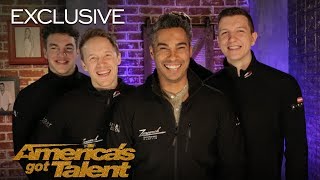 Zurcaroh Recounts Their Golden Buzzer Performance  Americas Got Talent 2018 [upl. by Sybil]