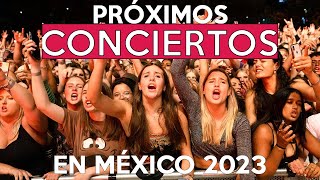 Calendario de conciertos 2023 en México Actualización 2 [upl. by Noryb]