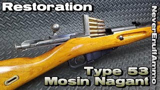 Type 53 Mosin Nagant Restoration  Before amp After [upl. by Ineslta]