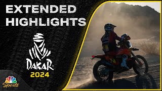 Stage 12  2024 Dakar Rally  EXTENDED HIGHLIGHTS  11924  Motorsports on NBC [upl. by Nagram]