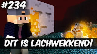 Minecraft survival 234  DIT IS LACHWEKKEND [upl. by Hsakaa]