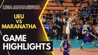 UNIVERSITAS ESA UNGGUL vs MARANATHA I PILLAR Dominasi Game Dengan 18 Point amp 9 Assists [upl. by Reham]