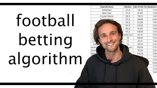 Football Betting Algorithm in Python Explained [upl. by Aztiraj]