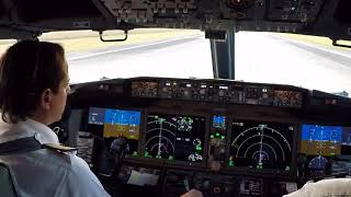 Boeing 737 MAX 8  Start and Takeoff Procedures  Santa Cruz  Bolivia [upl. by Aisital]