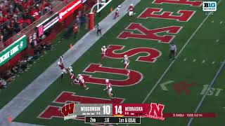 Jahmal Banks TD catch vs Wisconsin 2024 [upl. by Hank]