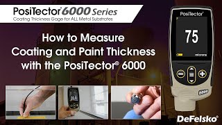 How to Measure Paint and Coating Thickness with the PosiTector 6000 [upl. by Elleirbag590]