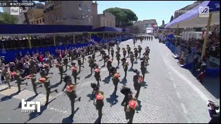 Bersaglieri 2 giugno 2019  Fanfara Brigata Bersaglieri Garibaldi [upl. by Nolram]