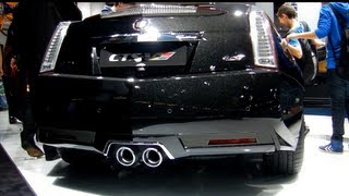 2012 Cadillac CTSV Wagon and Coupe  In Detail 1080p [upl. by Einhpad]