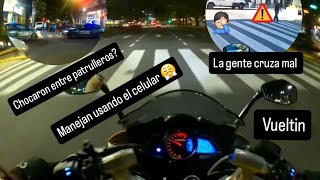 vueltin  Chocaron entre patrulleros  usan el celular al volante no prestan atencion 🤦🏻‍♂️ [upl. by Aurelius]