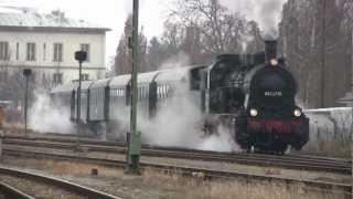 Dampflok BR 57 G10 im Bf Simbach am Inn Ndb und im Bf Braunau OÖ · 26 Februar 2012 Nachlese [upl. by Atazroglam288]