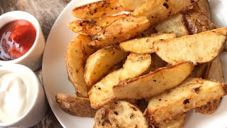 Crispy potato wedges recipe [upl. by Llenrag]