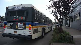 BeeLine Bus Fordham bound Orion V 635 Rt61 at Boston RdProvost Av [upl. by Varden]