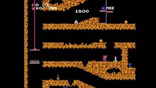 Spelunker Gameplay NES [upl. by Esdnil415]