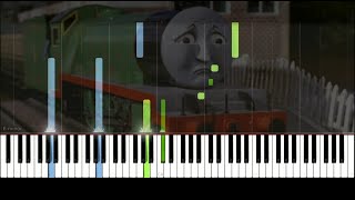 Thomas the Tank Engine  Henry Sad Theme  Piano Tutorial [upl. by Labanna]