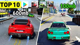 Top 10 Insane Car Games for android [upl. by Oppen955]