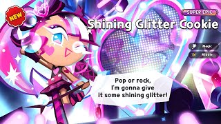 SHINING GLITTER Cookie is SUPER EPIC 😱 I Cookie RunKingdom [upl. by Annaitsirhc73]