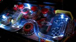 SAITEK F1 SUPER CHALLENGE PINBALL ledlight modded [upl. by Ayrolg]