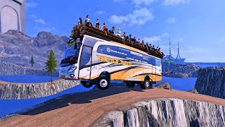 most dangerous in the world eps76 ETS2 ets2 extreme dangerousroad [upl. by Norre]