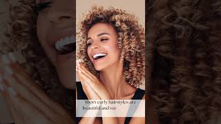 Elegant Short Curly Hairstyles for Confidence  Boost Your Look with Chic Curls [upl. by Haela305]