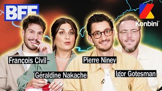 On a testé lamitié de Pierre Niney François Civil Géraldine Nakache et Igor Gotesman 🤯  BFF [upl. by Salene]