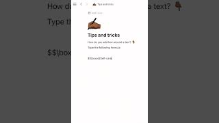 How to add box around text in notionnotiontutorial shorts [upl. by Moreta]