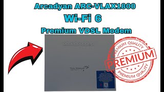 quot🚀 Evde İnternet Devrimi Arcadyan ARCVLAX1800 WiFi 6 Modemle Tanışın 🔥quot [upl. by Nekal]