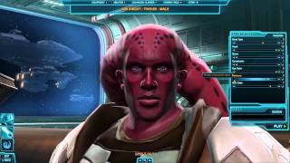 Star Wars Character Creation TwiLek Male amp Female Republic [upl. by Ettezoj161]