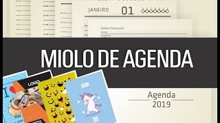 MIOLO DE AGENDA ARQUIVO PARA PRODUÇÃO DE AGENDAS [upl. by Lowis]