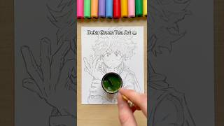 Drawing Midoriya Izuku from My Hero Academia 💚 mha art shorts [upl. by Flemings690]