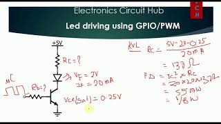 LED Driving using Microcontroller  Design Calculation for LED Current  Microcontroller Workshop [upl. by Sandler]