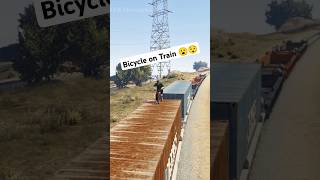 if You Ride a Bicycle on a Train in GTA Games gta gaming [upl. by Tnerual360]