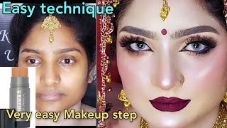 Makeup tutorial for beginners  half cut crease eye makeup tutorial  kausar makeup official [upl. by Leorsiy]