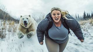 Polar Bear Attack on 350 Pound Woman on August 14th 2024 [upl. by Thay153]