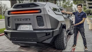 700 000 REZVANI VENGEANCE  810 HP Test drive and full review Road legal military truck [upl. by Reteip272]