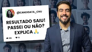 CNU Resultado saiu explicação passo a passo [upl. by Wernsman]