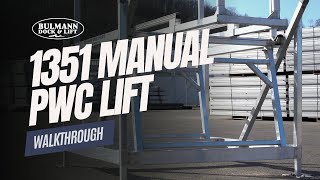 1351 Manual PWC Lift Walkthrough [upl. by Ardella]