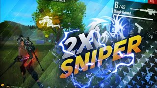 👽 GOD MODE ACTIVATED 💪 2X sniper freefire abrargamer [upl. by Ahseiat933]