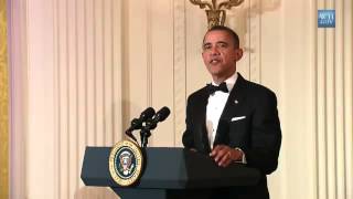 Video President Obama Speaks at the 2012 Kennedy Center Honors Reception KennedyPreis [upl. by Monjo124]