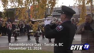 Remembrance Day  Terrace BC  November 11 2024 [upl. by Gareri9]