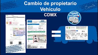 Cómo hacer el cambio de propietario de un auto o vehículo trámite en Cdmx 2023 [upl. by Ciri]