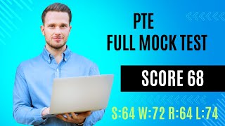 PTE full mock test practice overall score 68 [upl. by Musser]