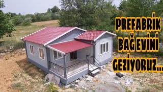 60m2 PREFABRİK BAHÇE EVİ Prefabrik ev inceleme [upl. by Betthel741]